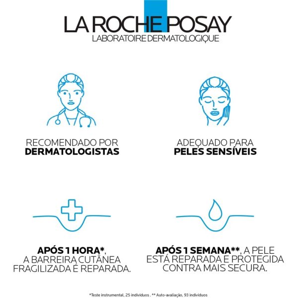 AA ROCH-POSAA Cicaplast B5 Sérum 30ml, Reparador Facial Intensivo Diário, Regnerador, Ultra Hidratante, Fórmula Hipoalergênica - Imagem 4