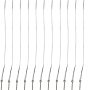 20pcs/pack fishing hook dispositivo nylon revestido linha de pesca chumbo tira de aço inoxidável gancho de pesca