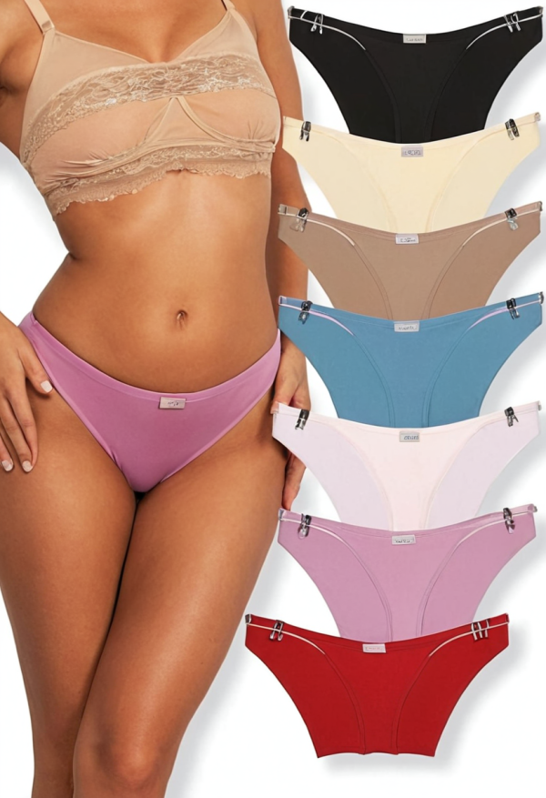 Senhoras underwear sem costura calcinha ajustável cintura baixa invisível biquíni calcinha sexy saucy 6 vestido - Image 2