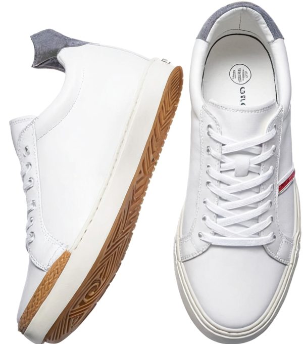 Mens branco baixo top moda sneakers PU couro homens sapatos casuais