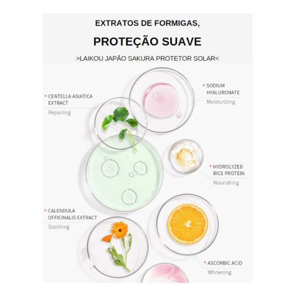 Laikou Protetor Solar Branqueador Proteção Uv Spf50 30g - Image 3