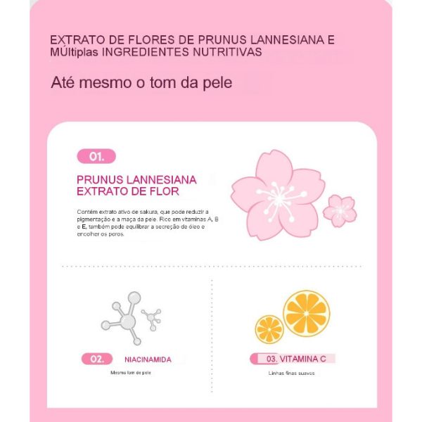 Hidratante Facial Sakura Essence Cream Laikou 25g - Image 5