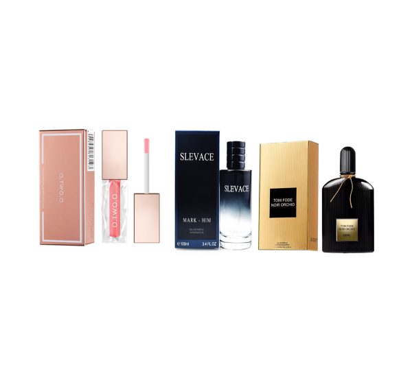 O.wt O.O batom líquido fosco de longa duração impermeável não stick lip gloss+100ml unisex EDP perfume de couro de alta qualidade fragrância body spray