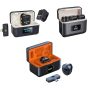 Conjunto-5 itens SX29 Profissional Mini Portátil Sem Fio De Áudio Gravação De Vídeo Bluetooth Collar Lavalier Microfone Áudio Vídeo Para Telefone Móvel