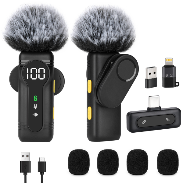 Afinador de guitarra elétrica+Fone de ouvido Bluetooth para capacete+adaptador carplay+microfone de lapela+Fone de ouvido Bluetooth - Imagem 5