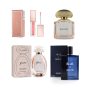Caixa de presente de perfume duplo de zhencai bloqueio de cor---não-tocha copo lábio mel + mulheres perfume & conjunto de perfume masculino