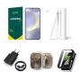Kit Premium Samsung S24 Plus – Película Protetora + Caneta para Tablet + Carregador Rápido 45W + Capa para Apple Watch Series 10